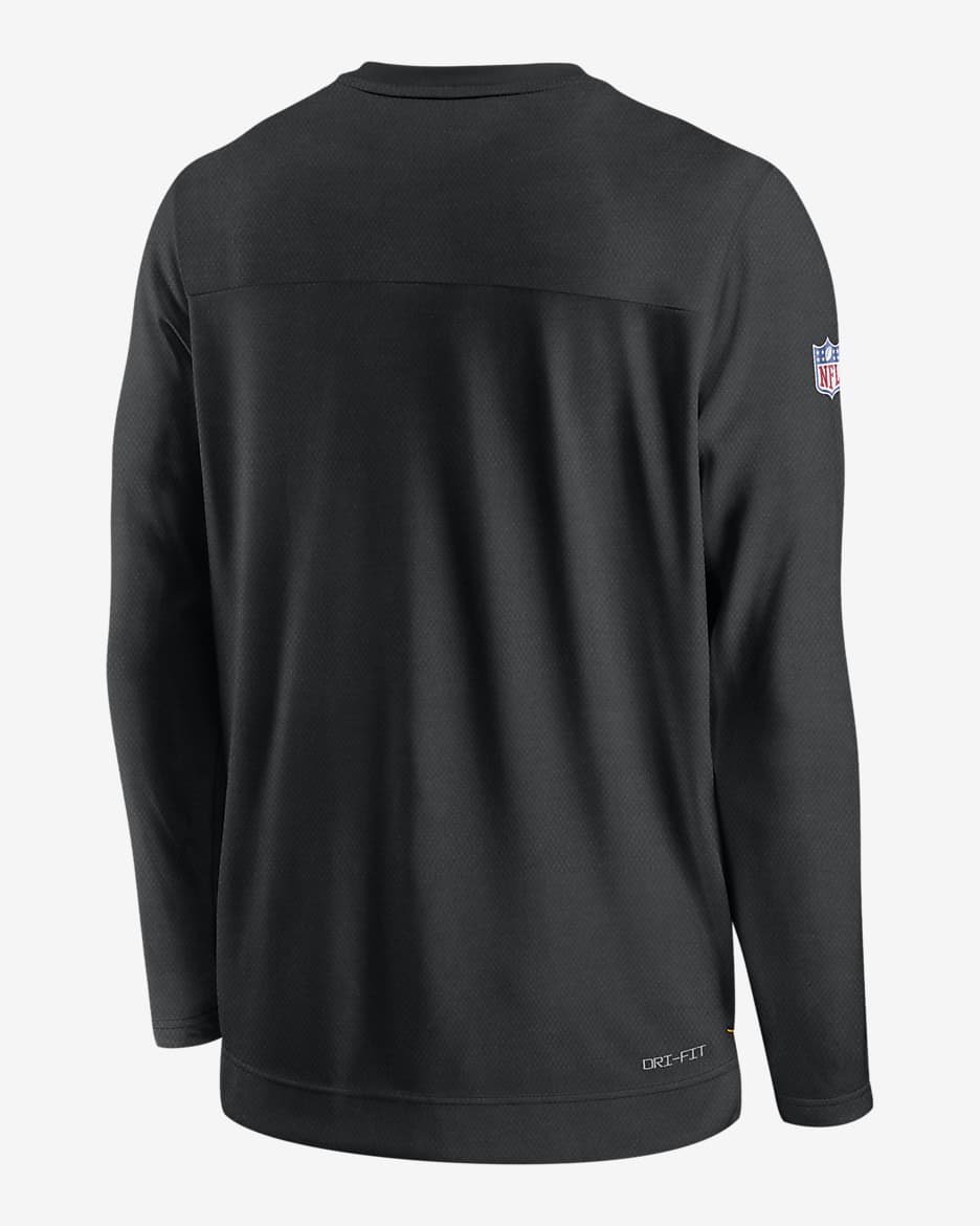 Nike Dri FIT Lockup NFL Pittsburgh Steelers Men s Long Sleeve Top. Nike